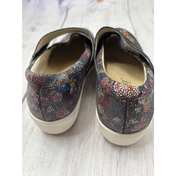Women's Alegria TRAQ QIN 689 floral Shoes Size 6 (36) Black Multi-color - Picture 7 of 9